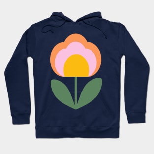 Scandi Folk Flower Hoodie